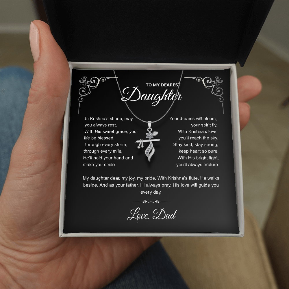 To My Daughter – Krishna Pendant with Blessings from Dad