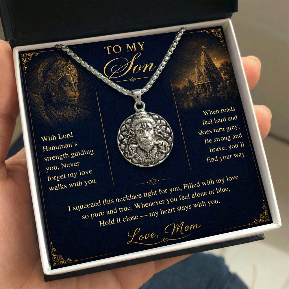 To My Son – Hanuman Strength Pendant