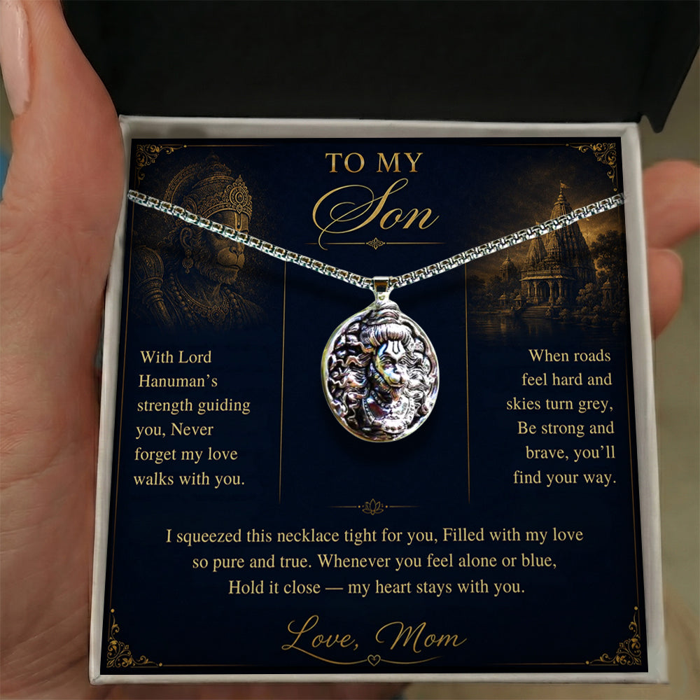 To My Son – Hanuman Strength Pendant