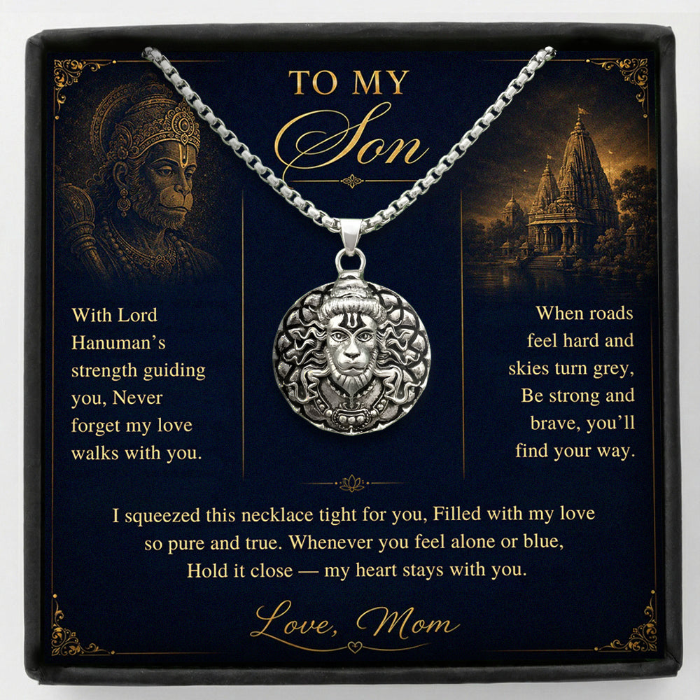 To My Son – Hanuman Strength Pendant