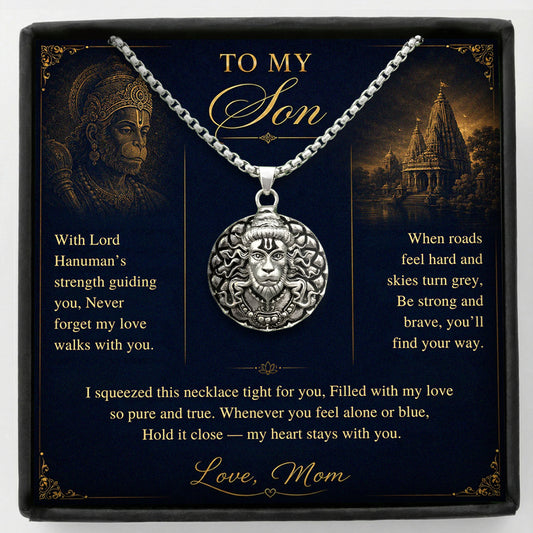 To My Son – Hanuman Strength Pendant