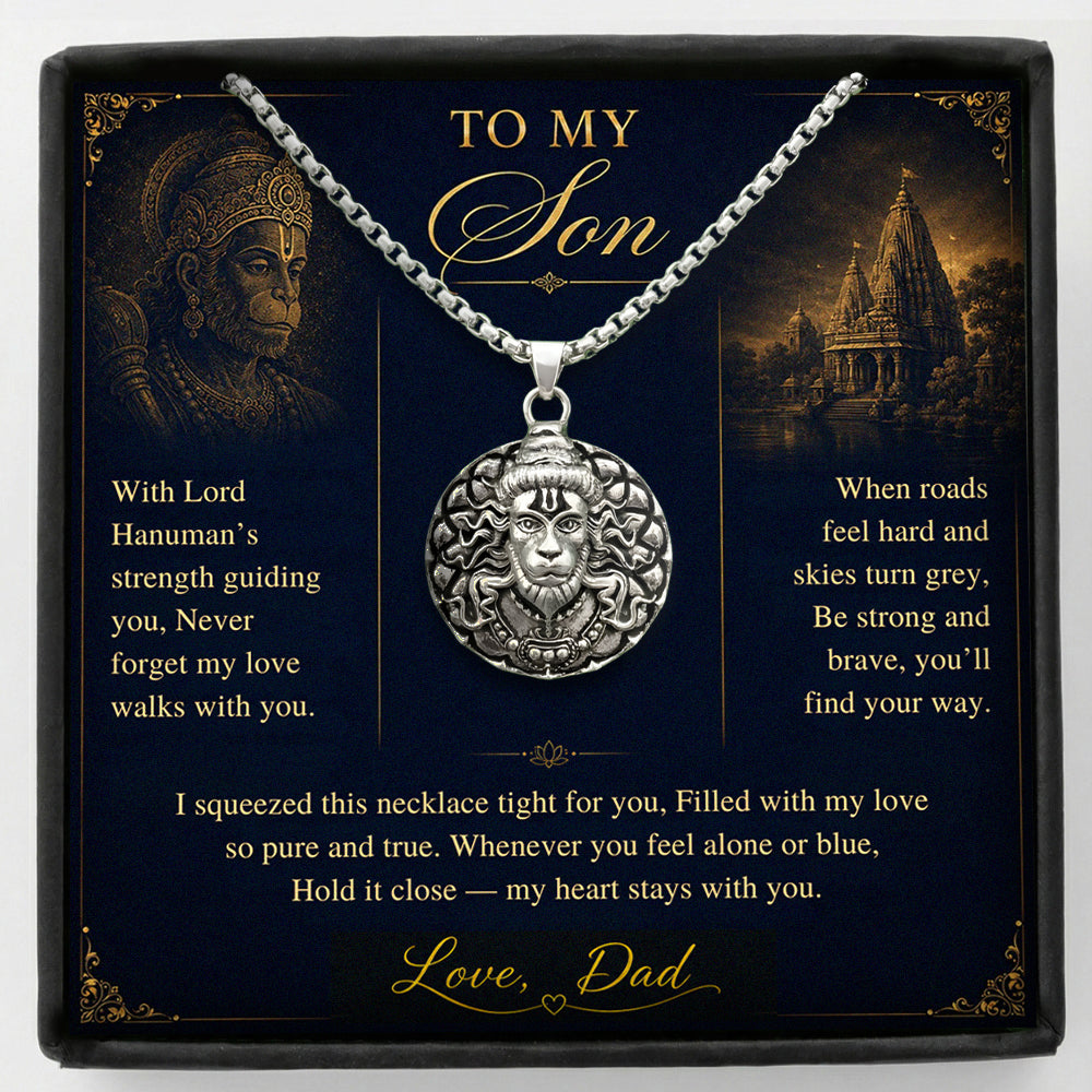 To My Son – Hanuman Strength Pendant