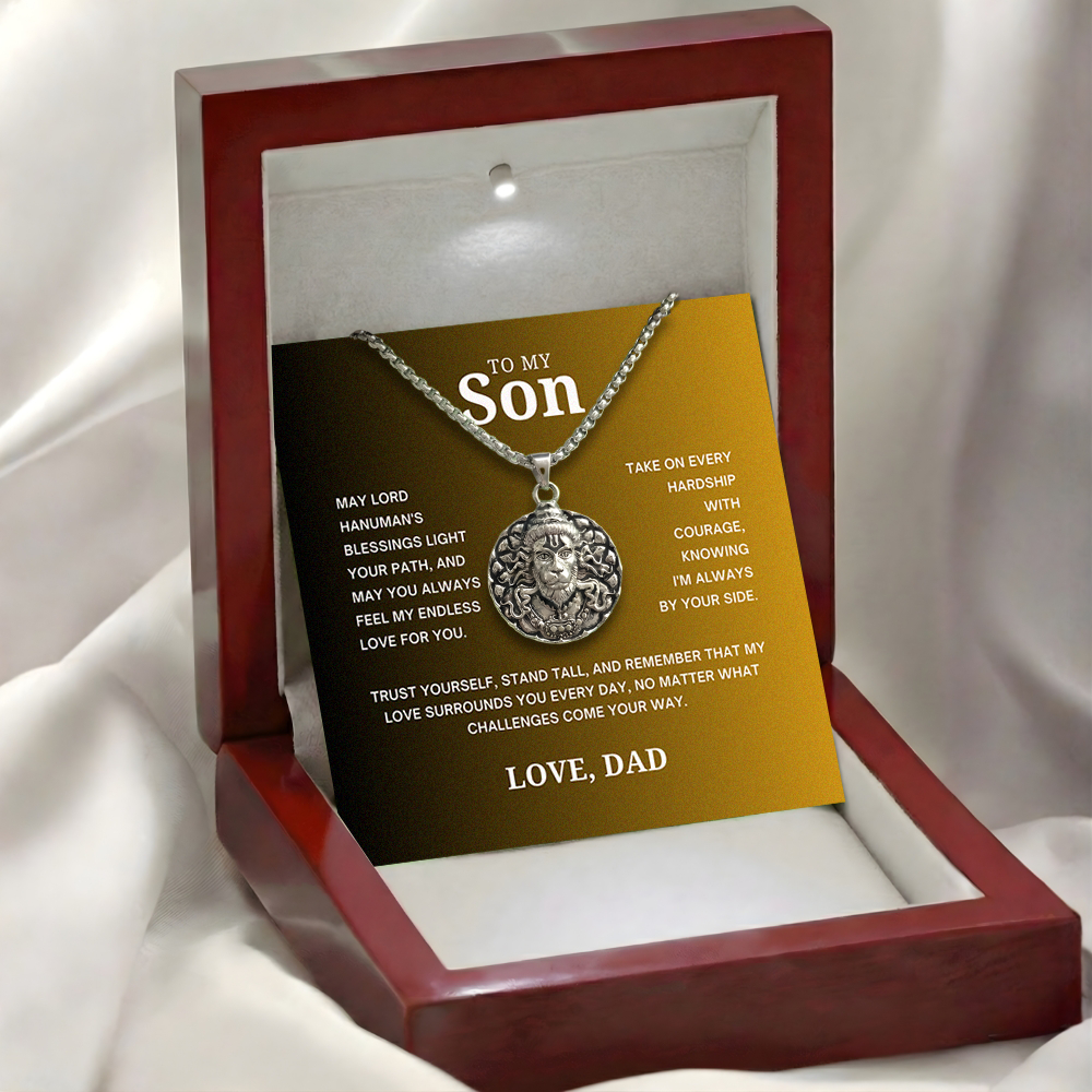 Stand Tall, My Son – A Mother’s Hanumanji Blessing Necklace