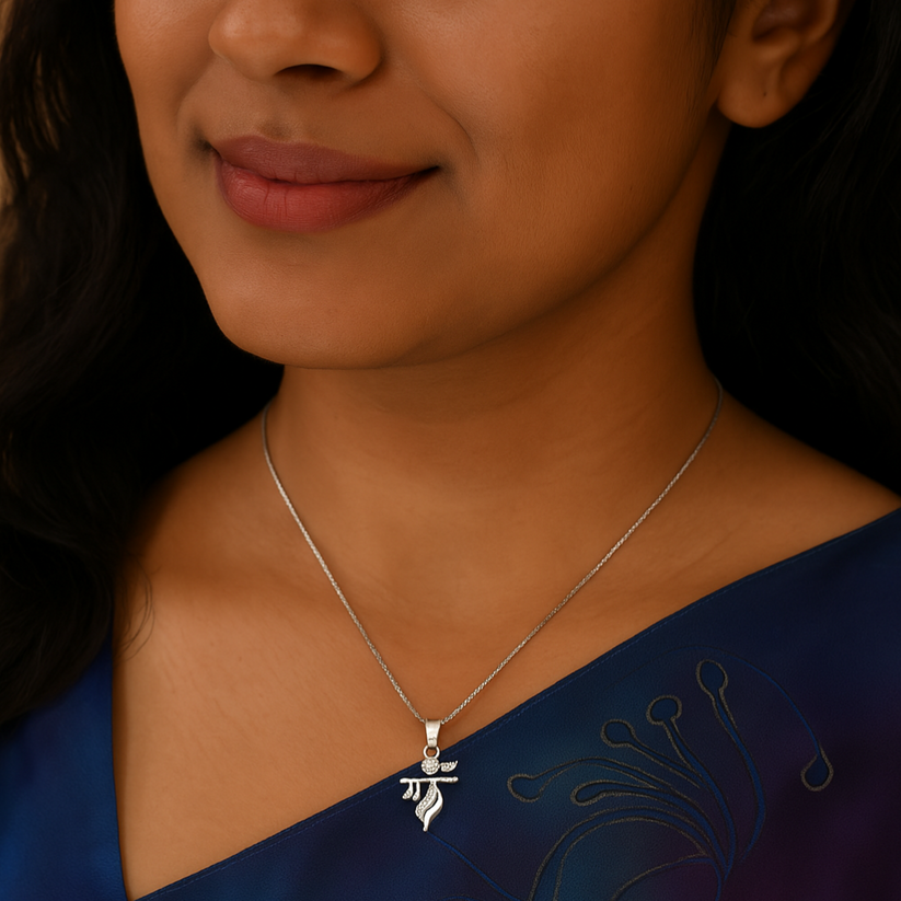 To My Daughter – Shri Krishna Blessings Pendant | Spiritual Jewelry Gift