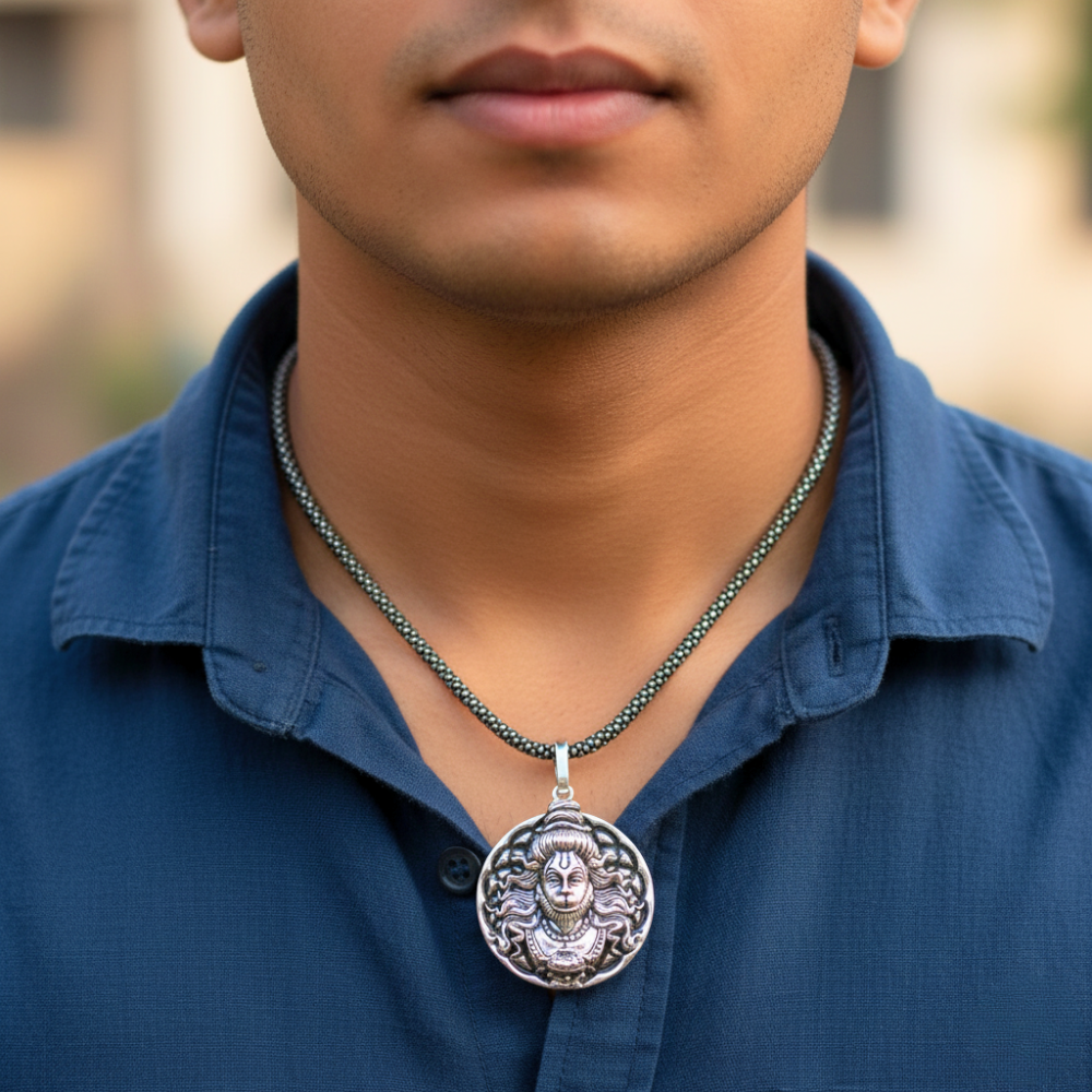To My Son - Hanumanji Silver Pendent