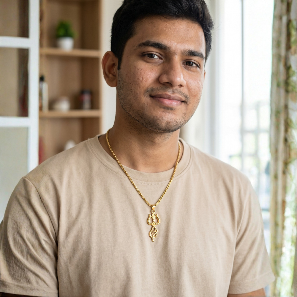 To My Son – Mahadev Trishul Necklace | Love & Protection Always