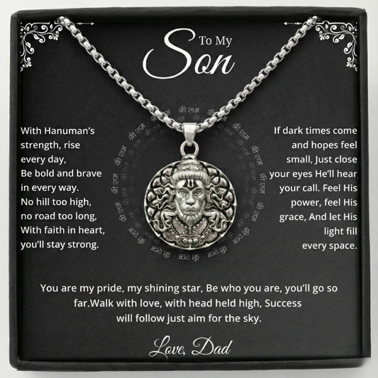 To My Son – A Father’s Love & Hanumanji’s Shield