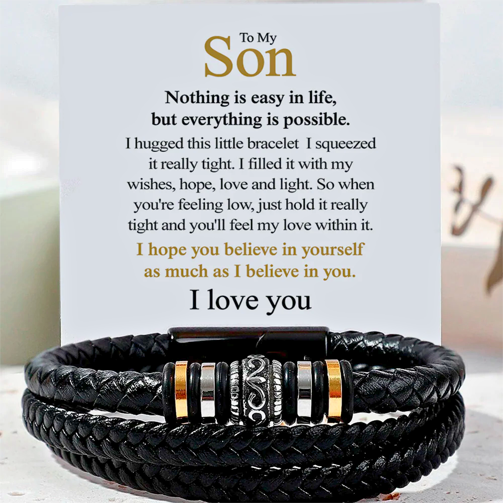 To my Son - I hope you always believe in yourself