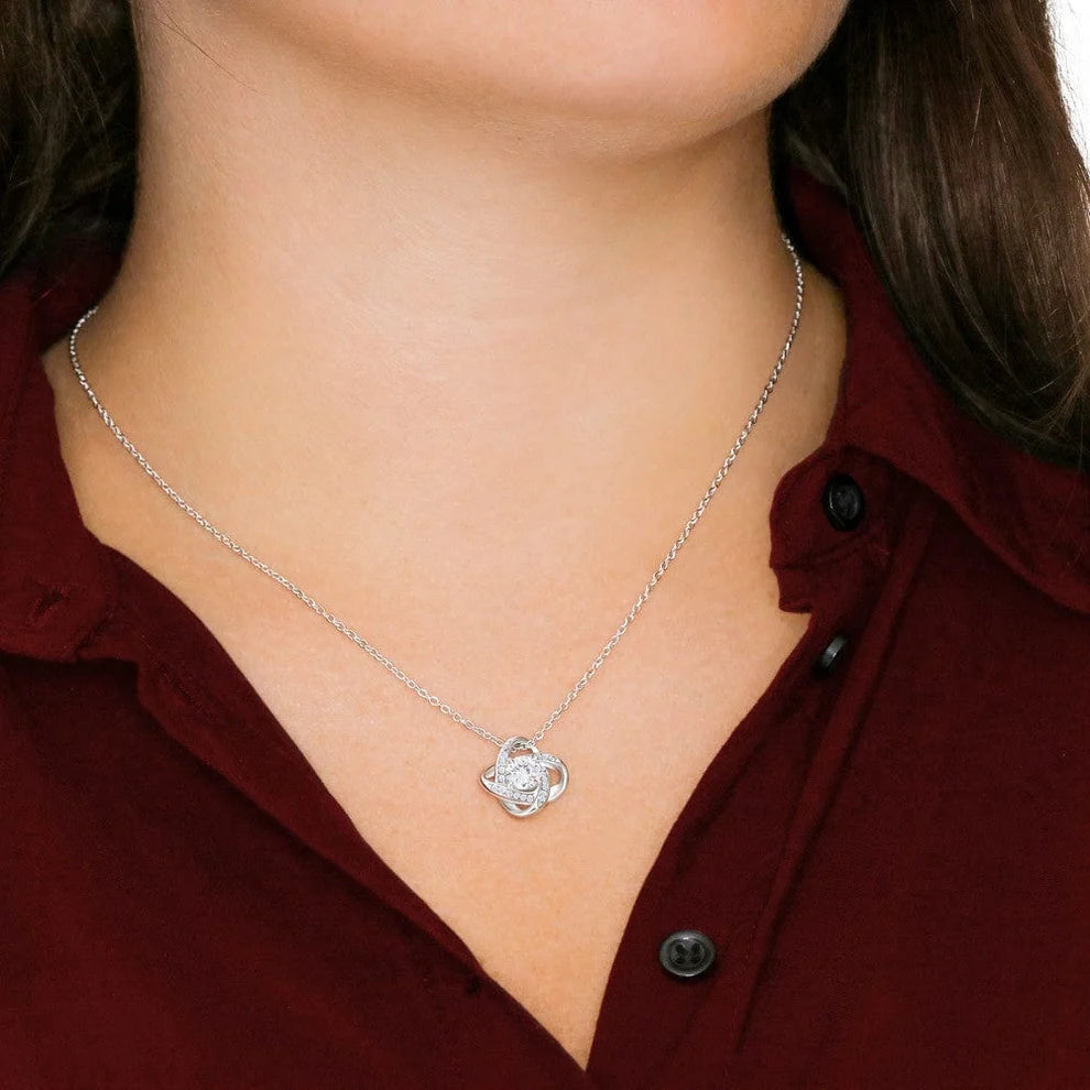 To My Soulmate - Love Knot Pendant Necklace Gift Set