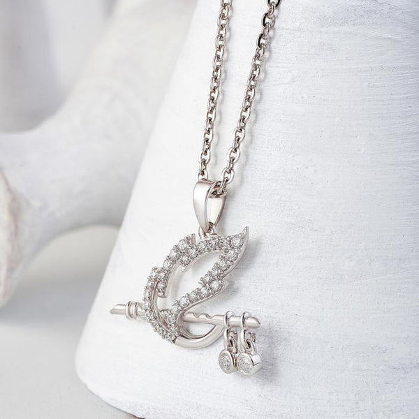 Divine Krishna Flute Necklace for Daughter – Spiritual Jewelry Gift from Parents