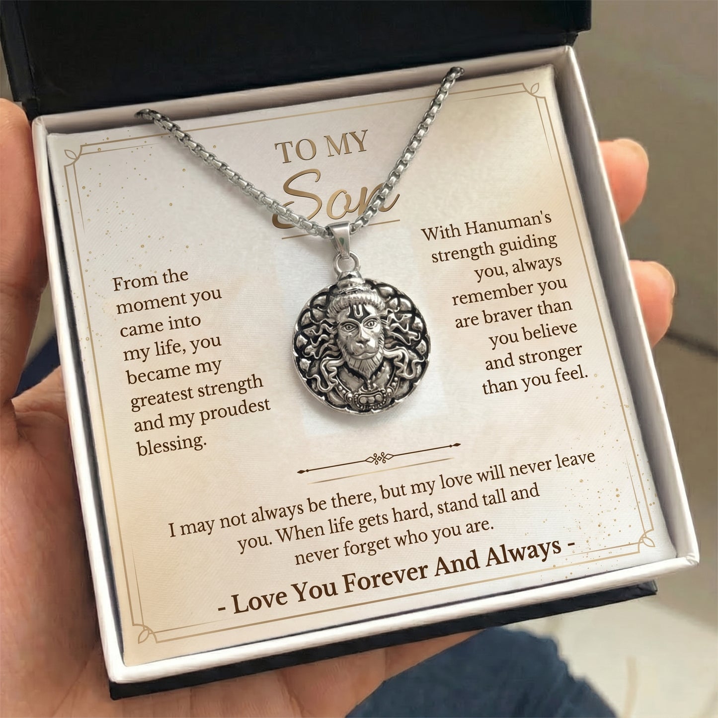 To Our Son — Strength, Love & Guidance Always