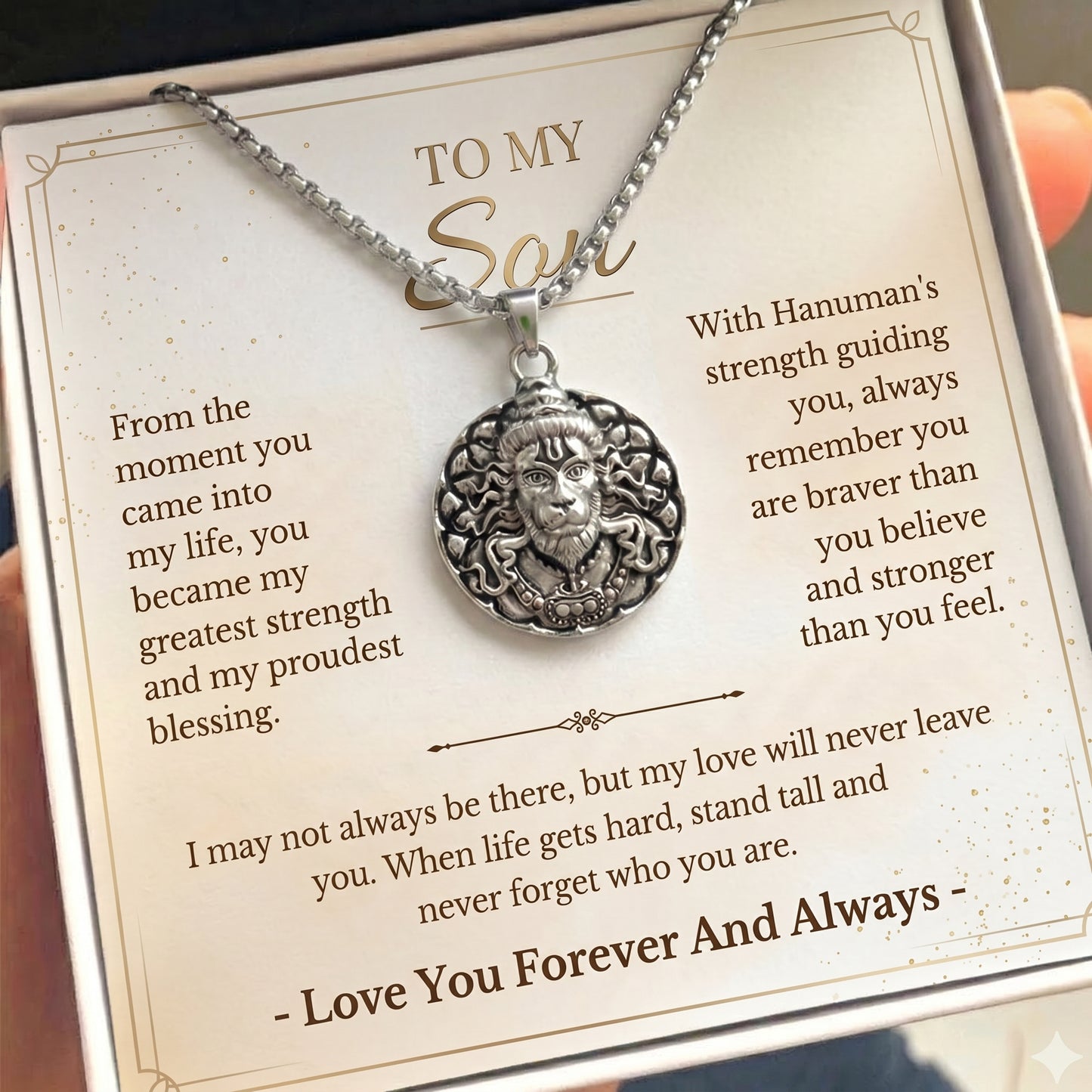 To Our Son — Strength, Love & Guidance Always