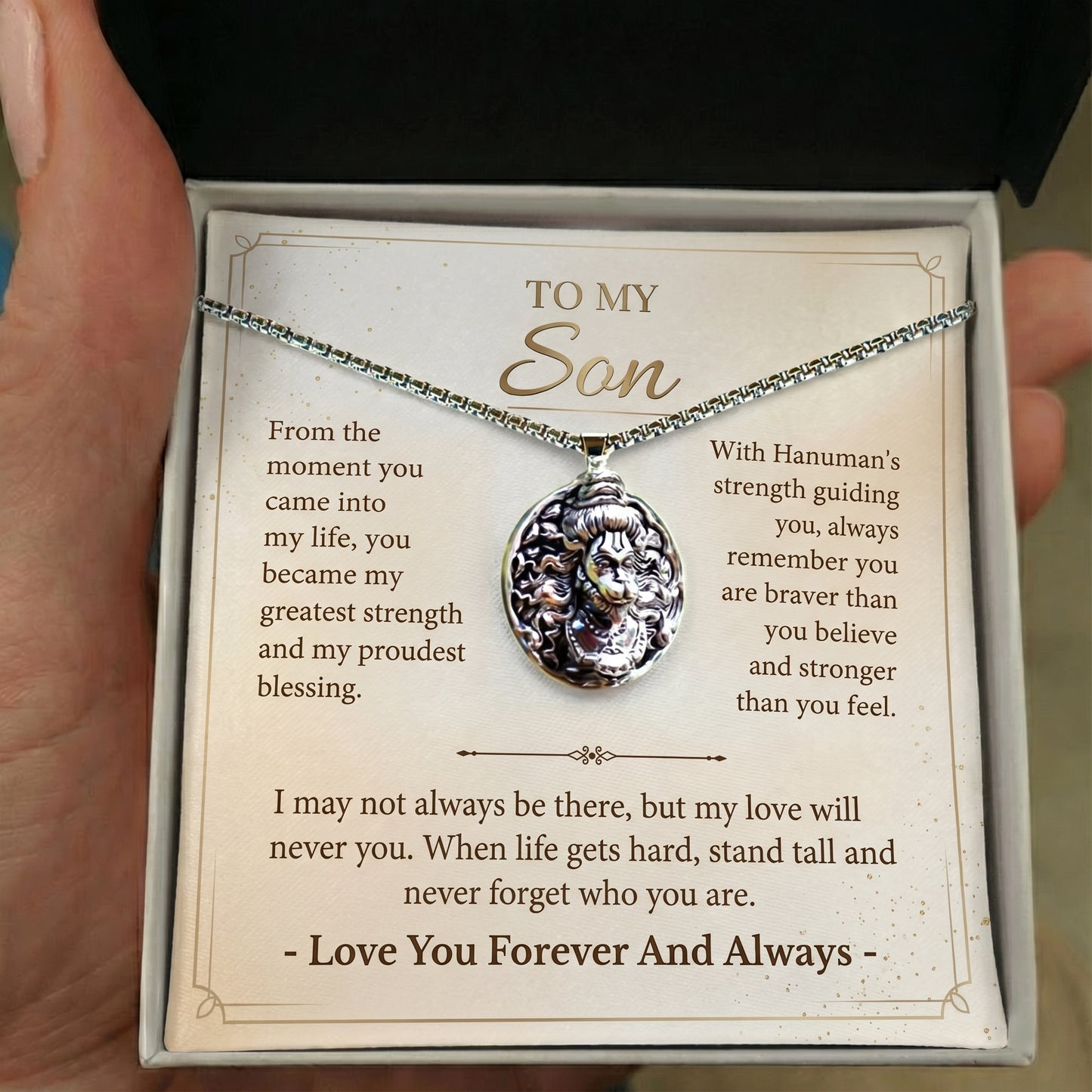 To Our Son — Strength, Love & Guidance Always