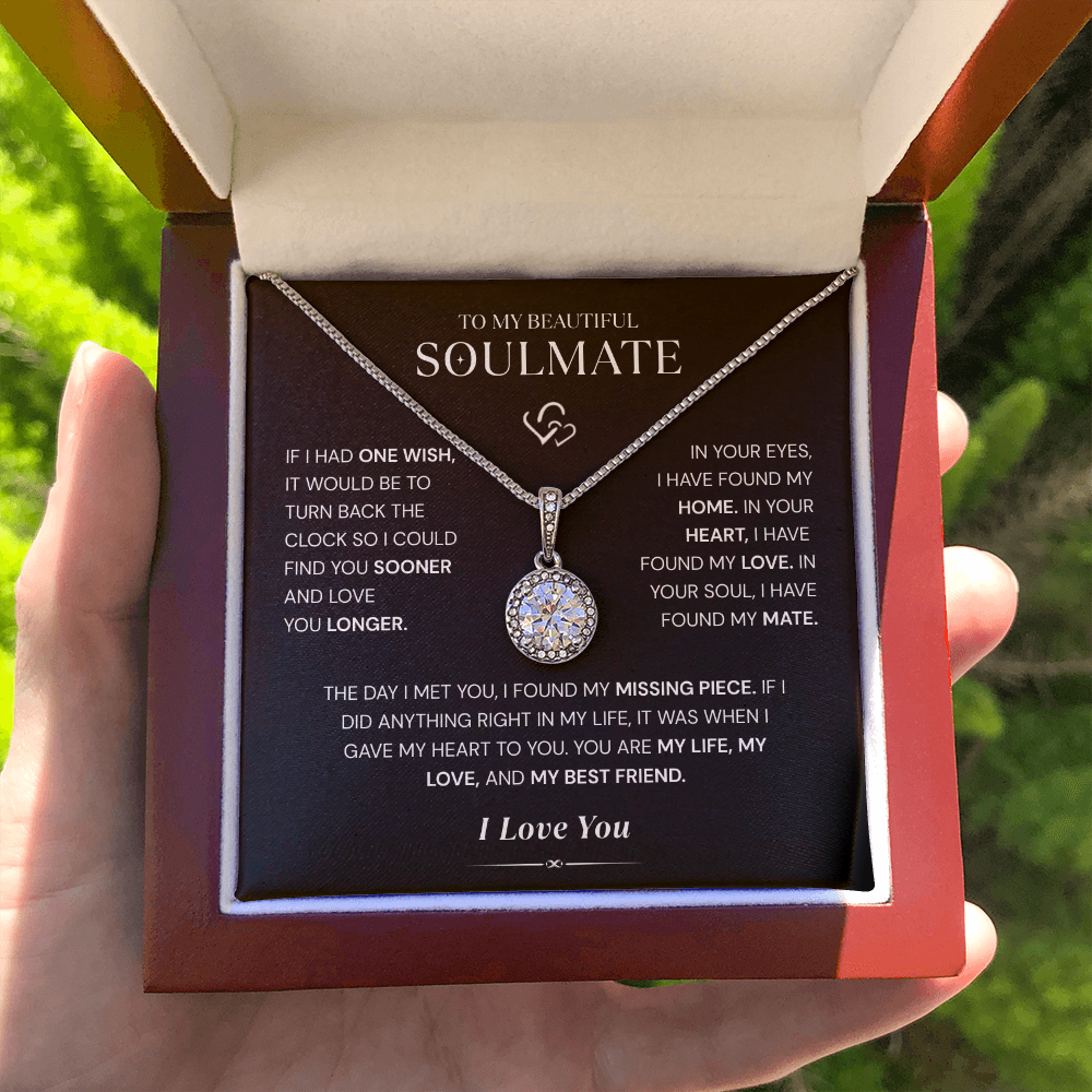 Solitaire Necklace – 14K White Gold Pendant with 4.5mm Cubic Zirconia | Classic Elegant Jewelry for Women