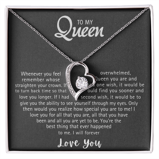 To my Queen – Forever Love Necklace
