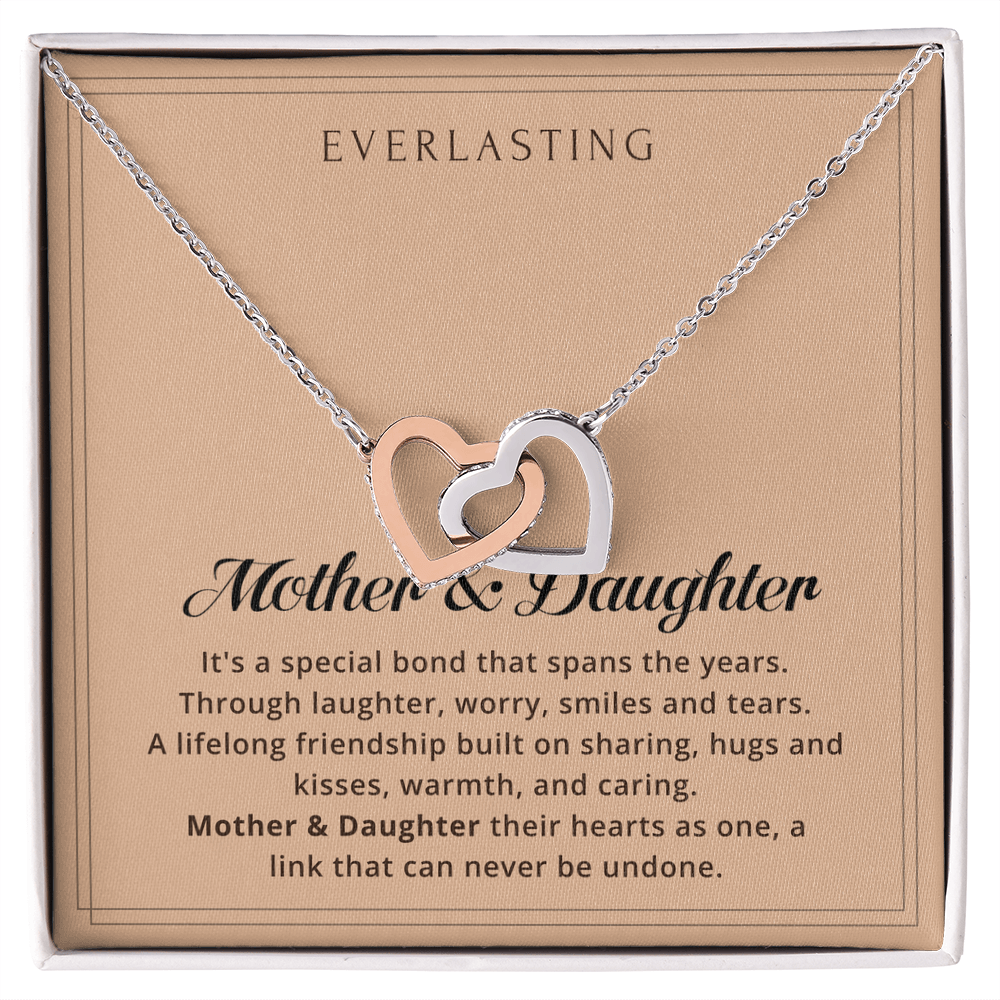 Two Souls, One Bond – Love Necklace For Daughter