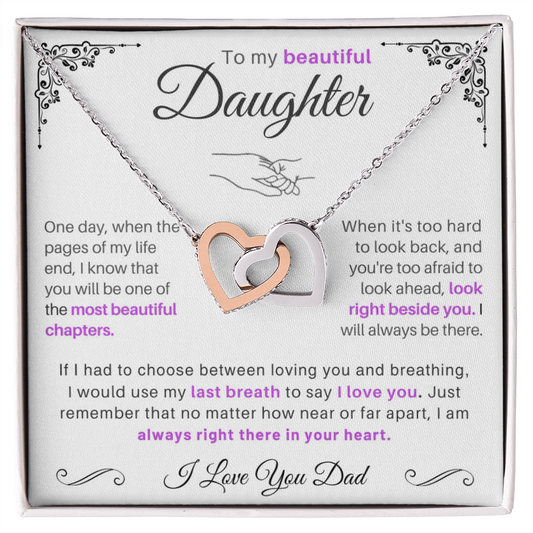 I would use my last breath to say I Love You - Necklace For Daughter