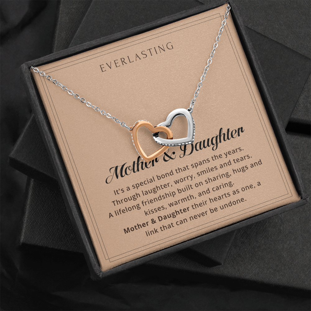 Two Souls, One Bond – Love Necklace For Daughter