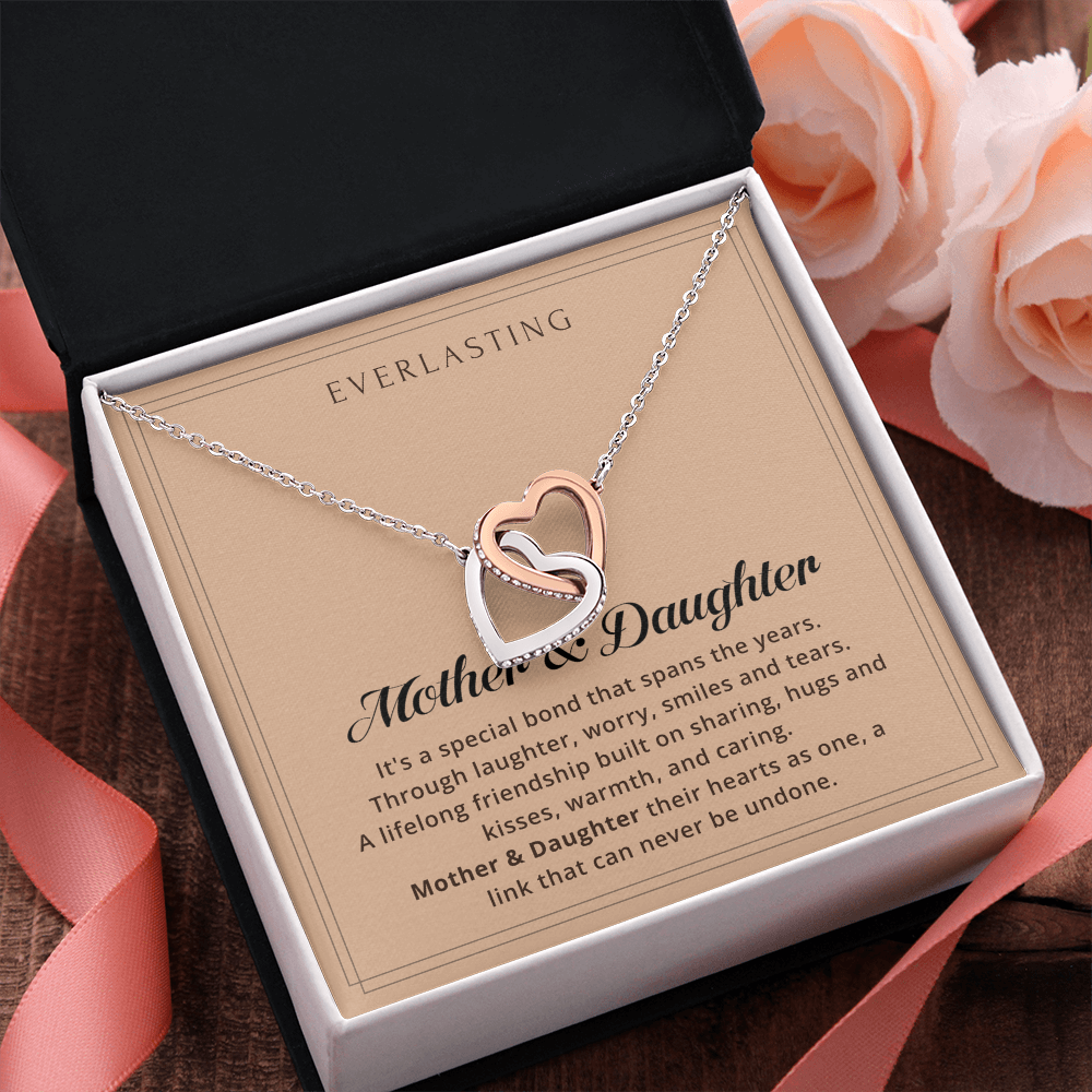 Two Souls, One Bond – Love Necklace For Daughter
