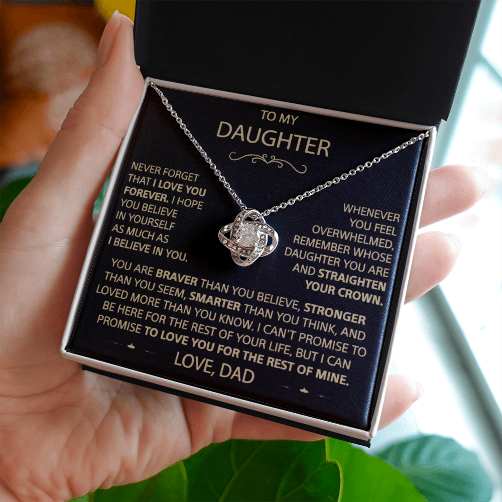 Straighten Your Crown – A Father’s Love Knot Necklace for His Daughter