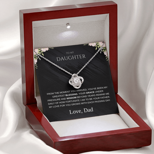 To My Daughter Nacklace - Infinite Bond