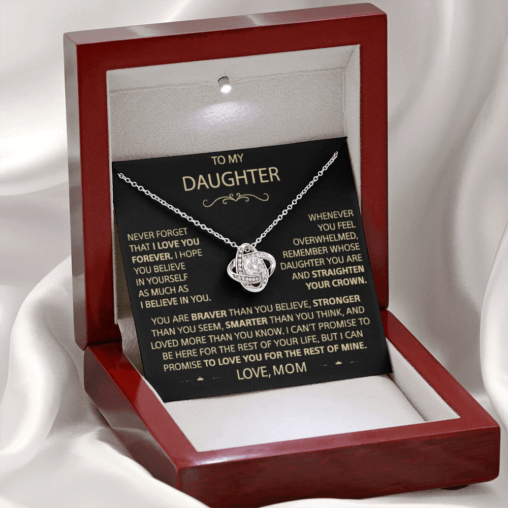 Straighten Your Crown – A Father’s Love Knot Necklace for His Daughter