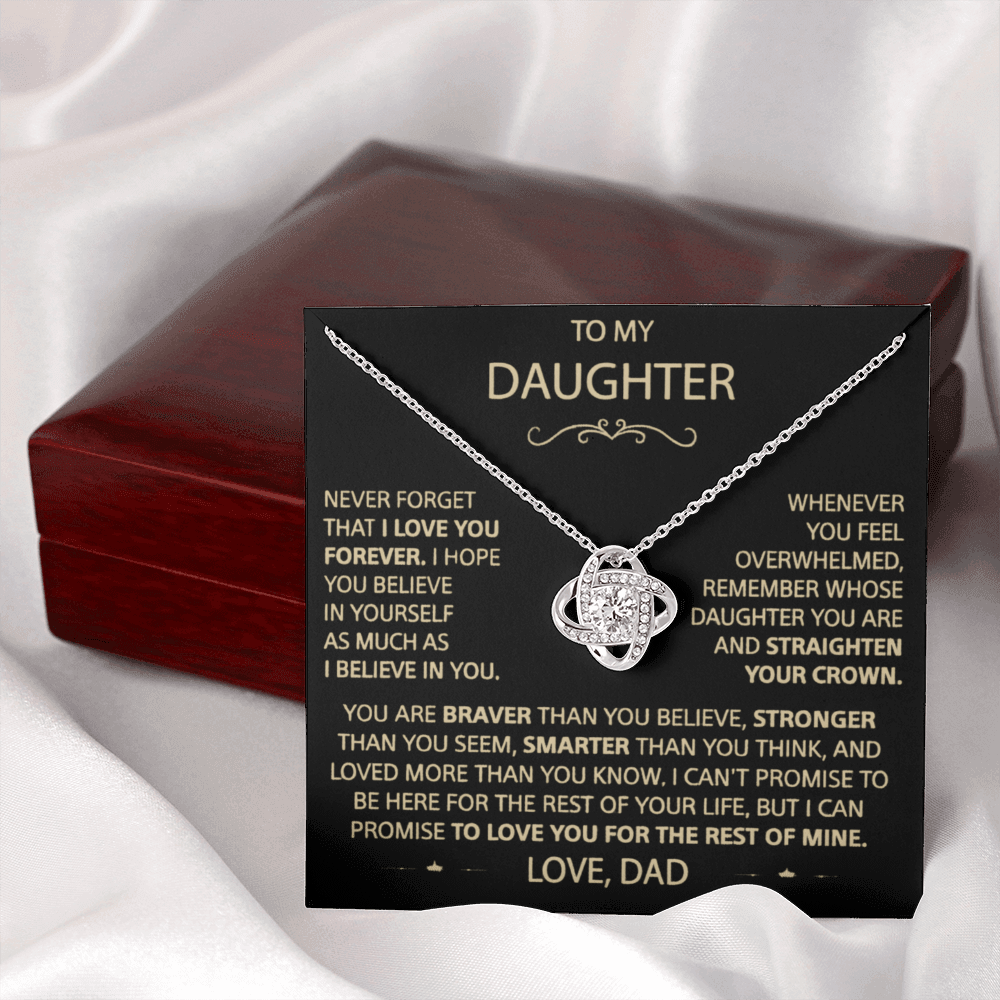 Straighten Your Crown – A Father’s Love Knot Necklace for His Daughter