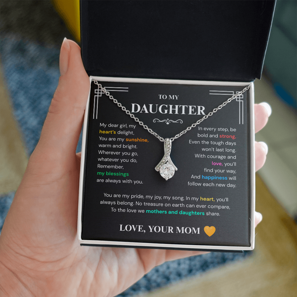 Alluring Beauty Necklace – Unbreakable Bond Mom & Daughter Jewelry Gift