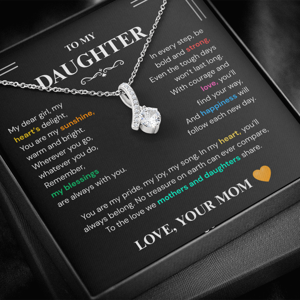 Alluring Beauty Necklace – Unbreakable Bond Mom & Daughter Jewelry Gift