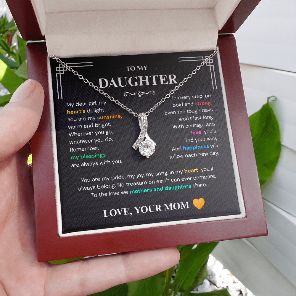Alluring Beauty Necklace – Unbreakable Bond Mom & Daughter Jewelry Gift