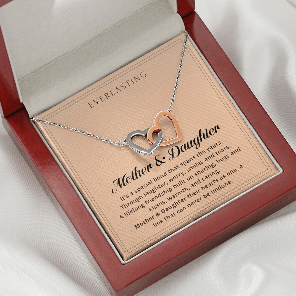 Two Souls, One Bond – Love Necklace For Daughter