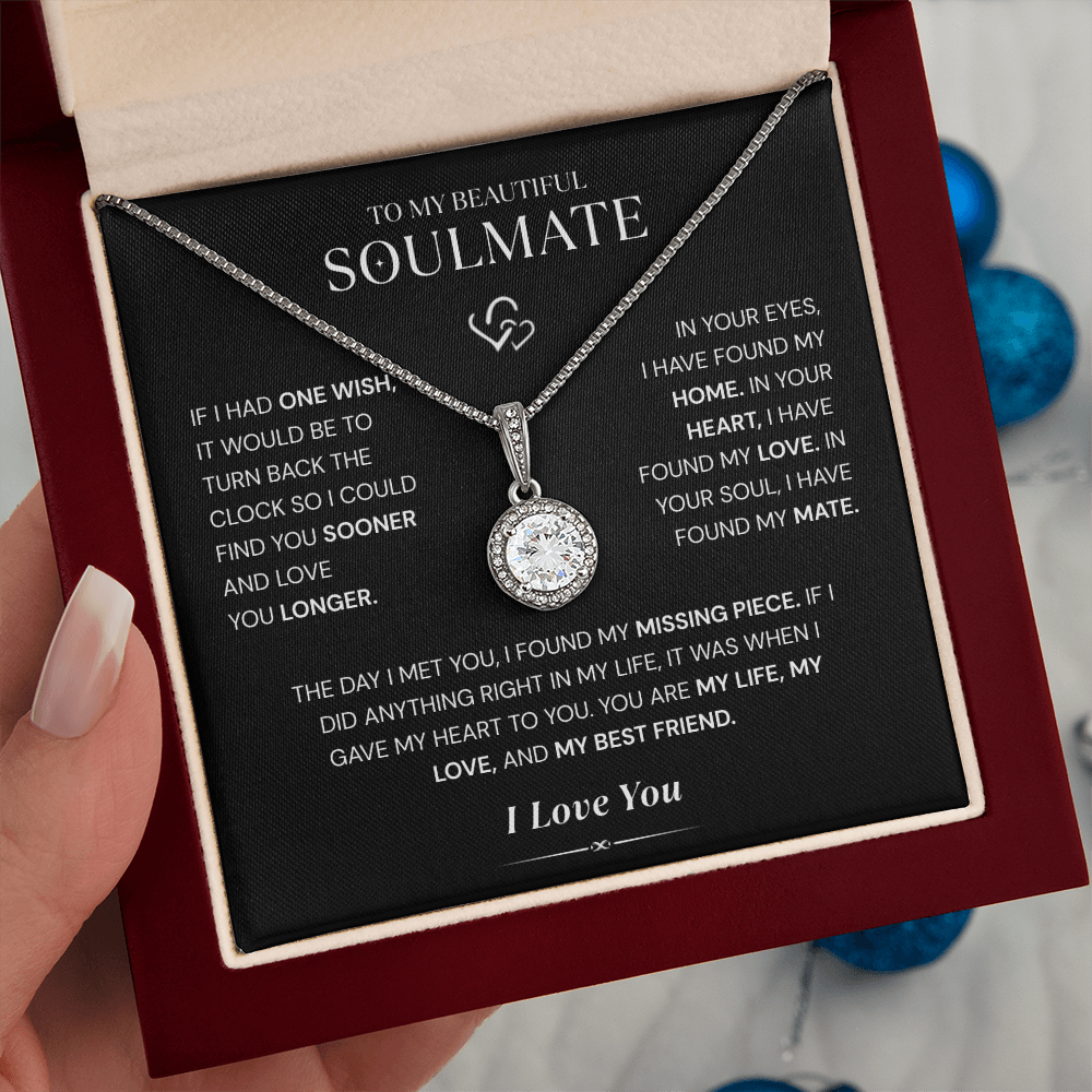 Solitaire Necklace – 14K White Gold Pendant with 4.5mm Cubic Zirconia | Classic Elegant Jewelry for Women