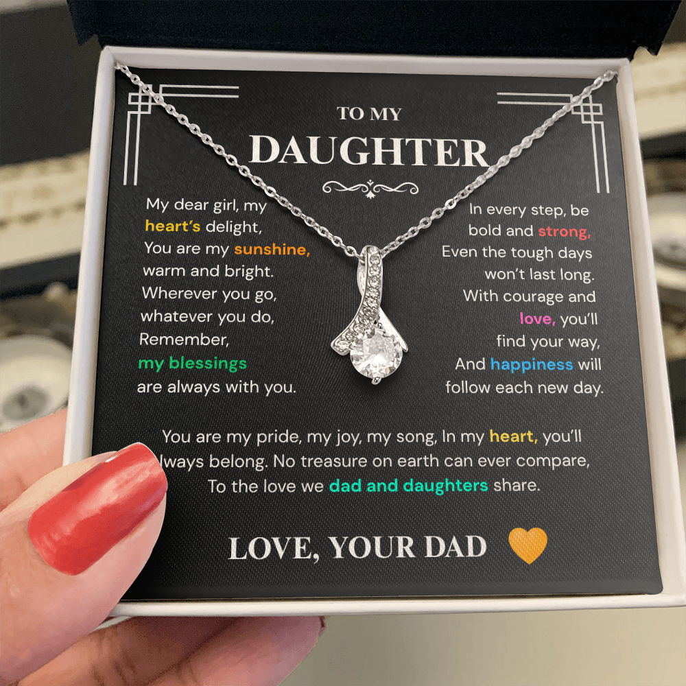 Alluring Beauty Necklace – Unbreakable Bond Mom & Daughter Jewelry Gift