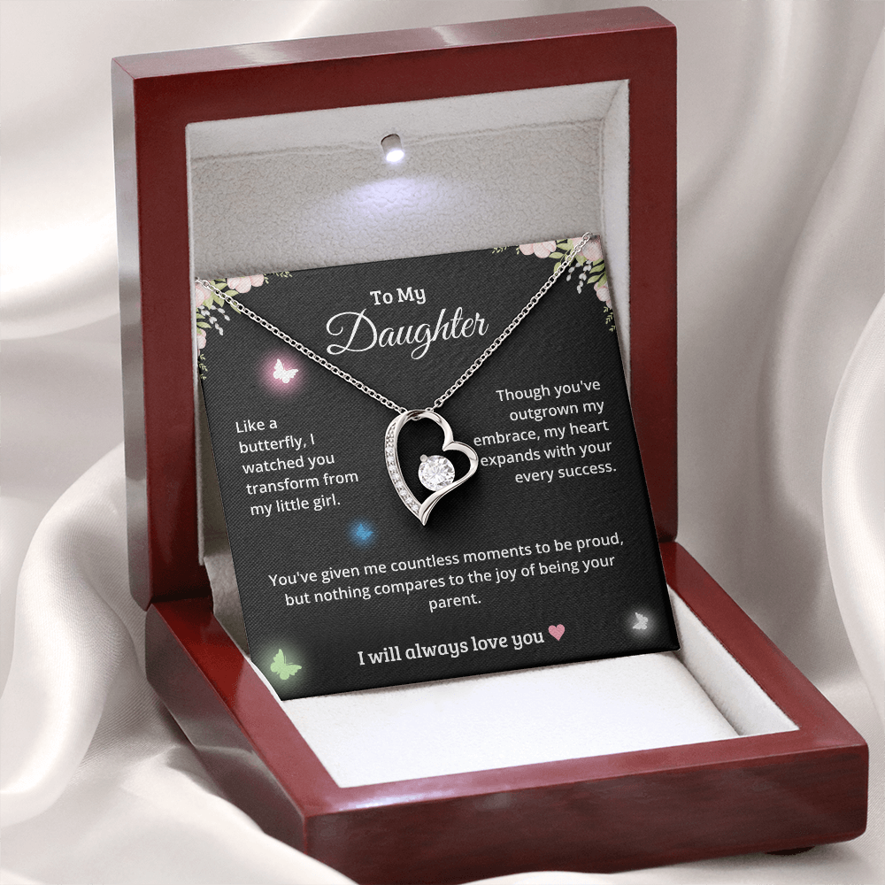[Limited Edition] Luxury Gift for Daughter - Forever Love Necklace With Beautiful Message