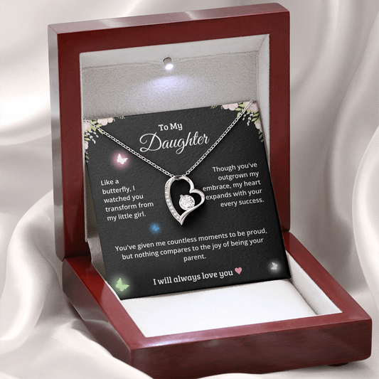 [Limited Edition] Luxury Gift for Daughter - Forever Love Necklace With Beautiful Message