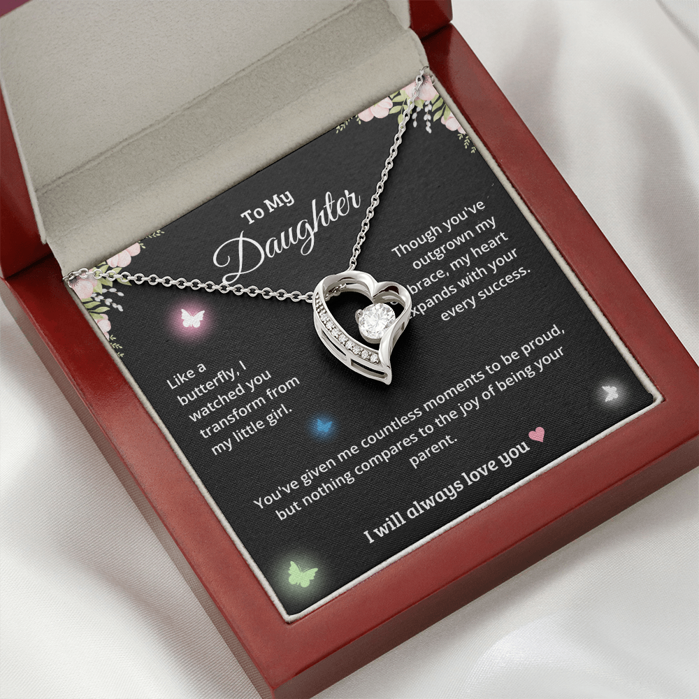 [Limited Edition] Luxury Gift for Daughter - Forever Love Necklace With Beautiful Message