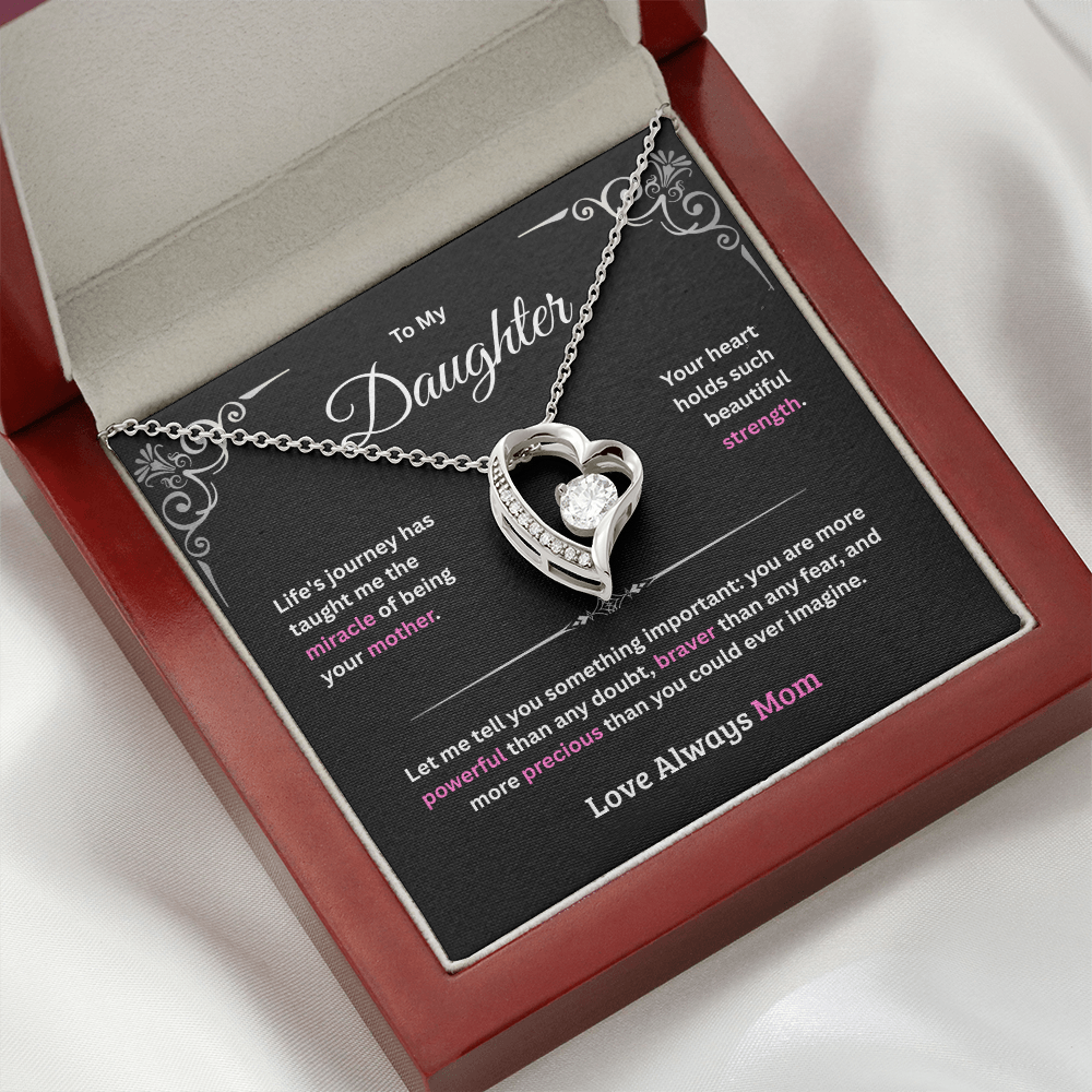 Daughter Forever Love Necklace - From Mother
