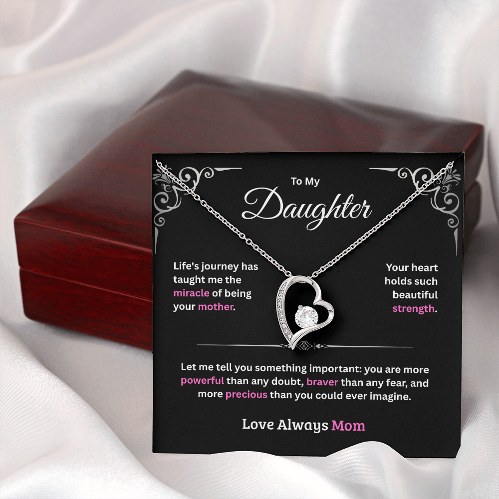 Daughter Forever Love Necklace - From Mother