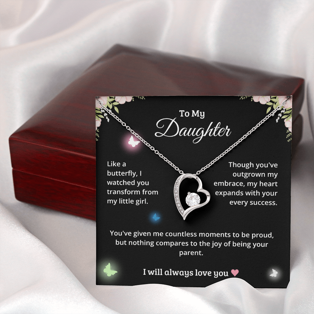 [Limited Edition] Luxury Gift for Daughter - Forever Love Necklace With Beautiful Message
