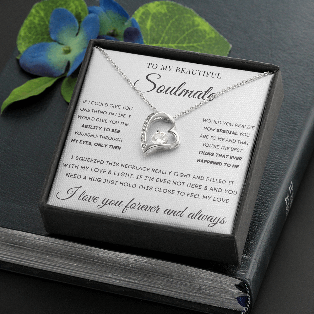 To My Beautiful Soulmate | Forever Love Necklace ❤️