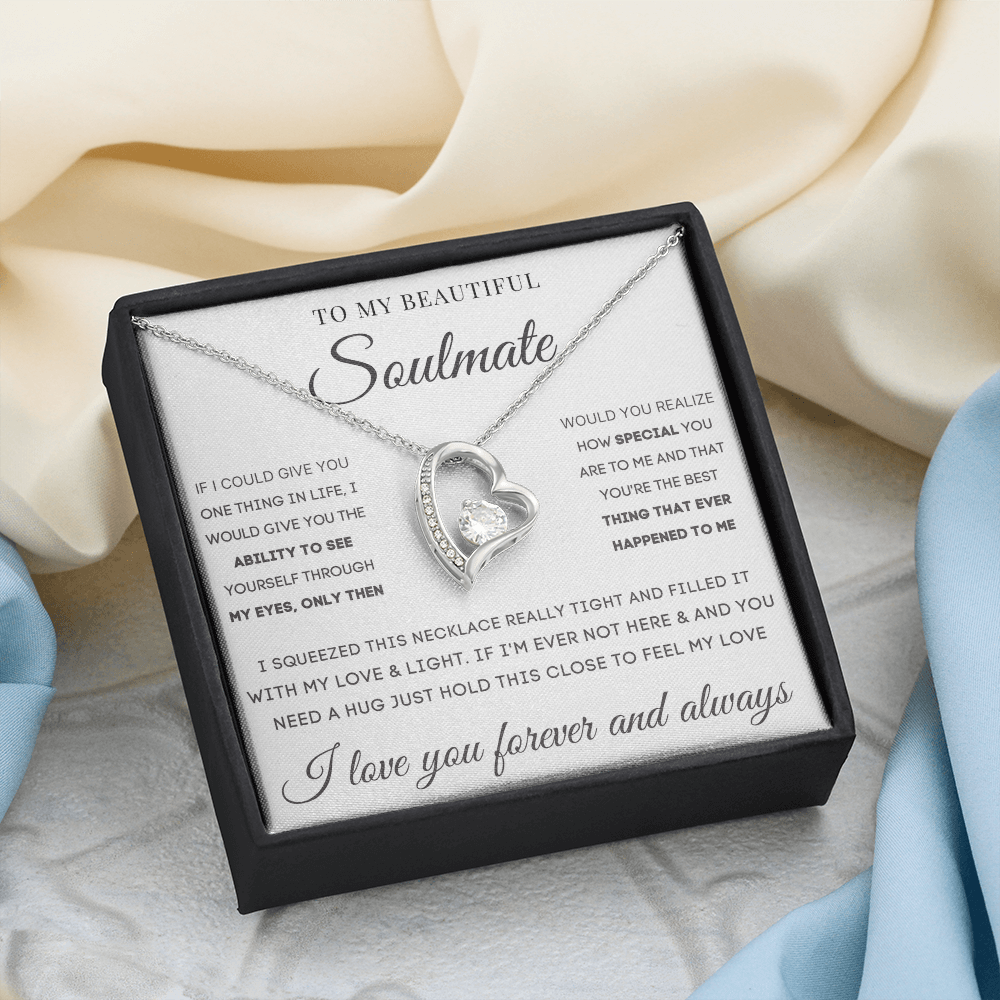 To My Beautiful Soulmate | Forever Love Necklace ❤️