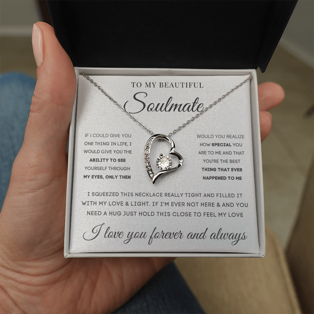 To My Beautiful Soulmate | Forever Love Necklace ❤️