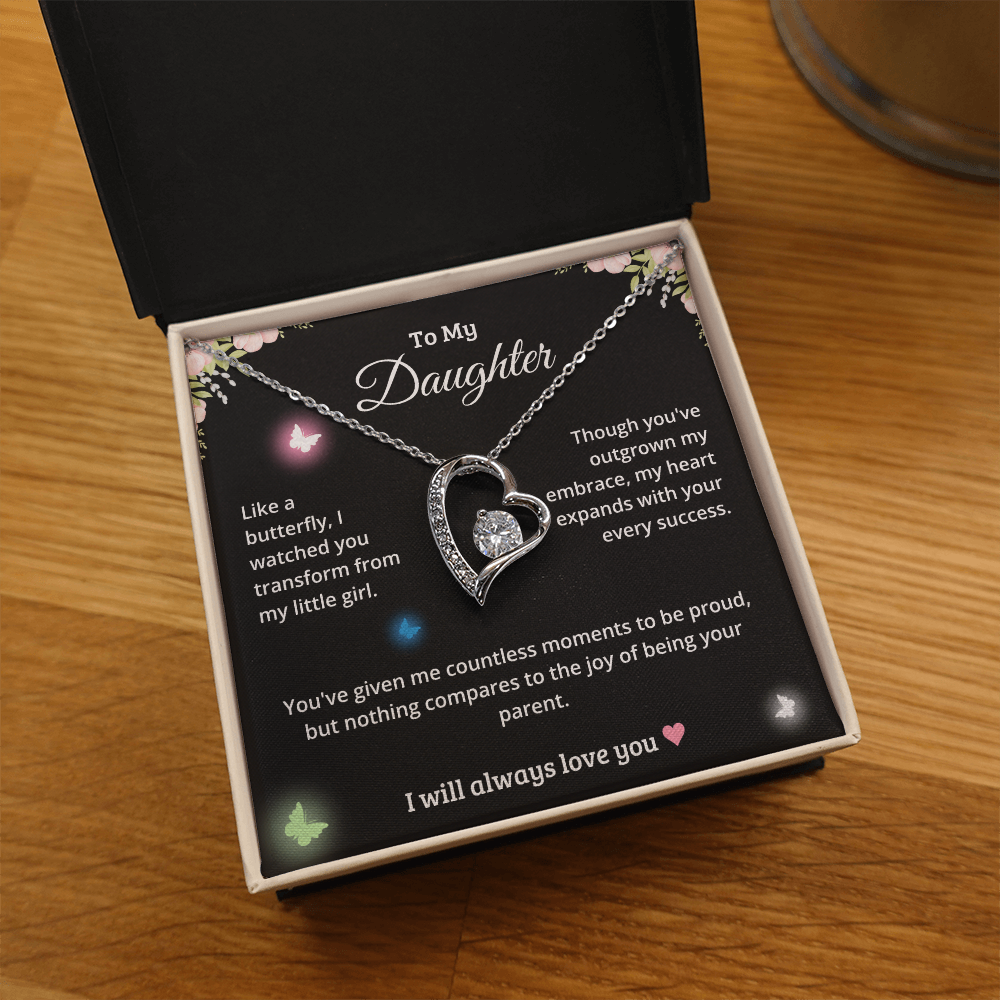 [Limited Edition] Luxury Gift for Daughter - Forever Love Necklace With Beautiful Message