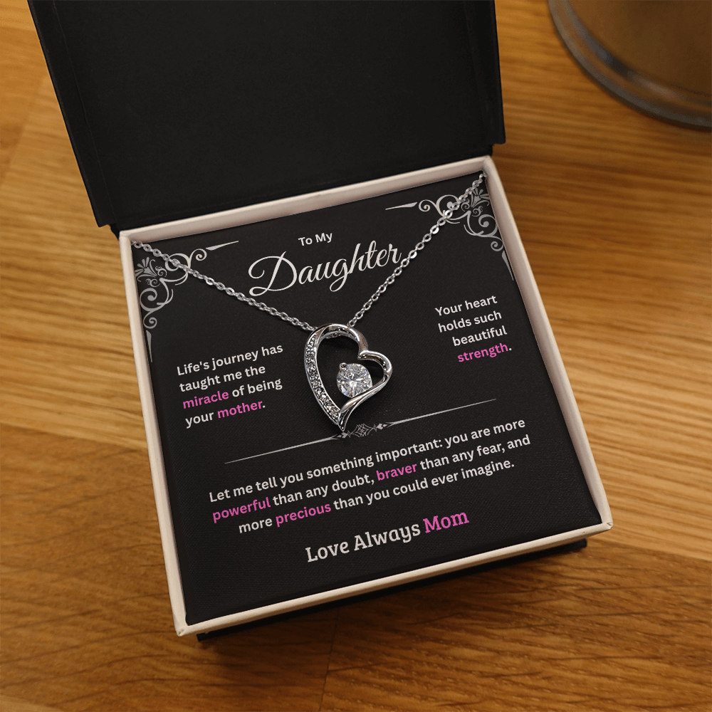 Daughter Forever Love Necklace - From Mother
