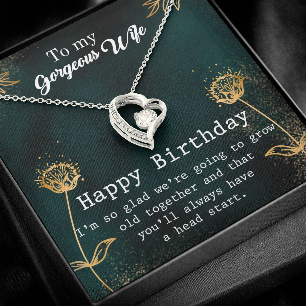 Gorgeous Wife - Happy Birthday - Forever Love Necklace