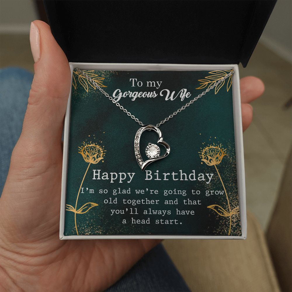 Gorgeous Wife - Happy Birthday - Forever Love Necklace