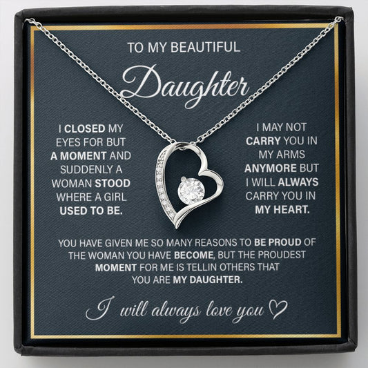 [Limited Edition] Luxury Gift for Daughter - Forever Love Necklace